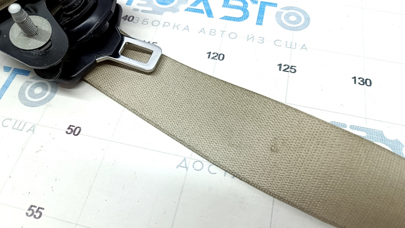 Passenger seat belt Mercedes GLC 16-22 beige, for cleaning