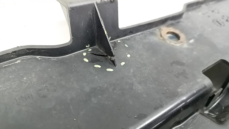 Front bumper protection Mazda CX-5 17- rear, torn fastening, fracture