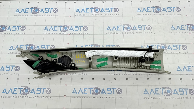 Front pillar trim left Mazda CX-5 17- for BOSE speaker, gray, for dry cleaning