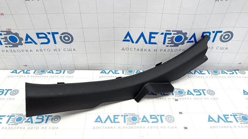 Door sill trim rear right inner Hyundai Sonata 15-19 black, worn
