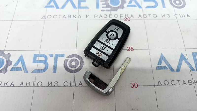 Ford Explorer 20 key - 5 buttons, worn