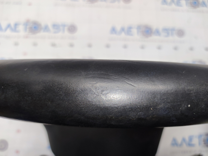 Naked steering wheel VW Passat b7 12-15 USA leather, black, scratches, small bumps, worn