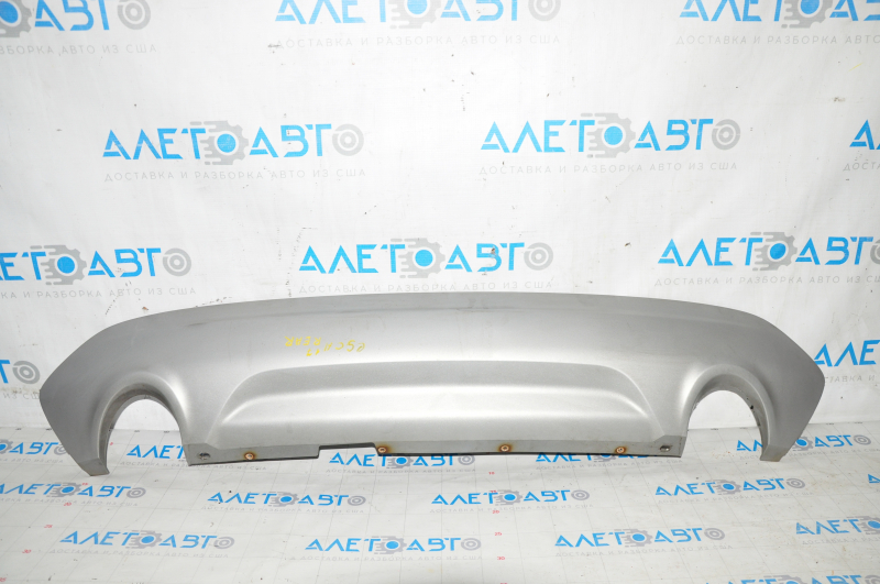 Rear bumper trim lower Ford Escape MK3 17-19 rest, 2 pipes, scratches, broken fastening