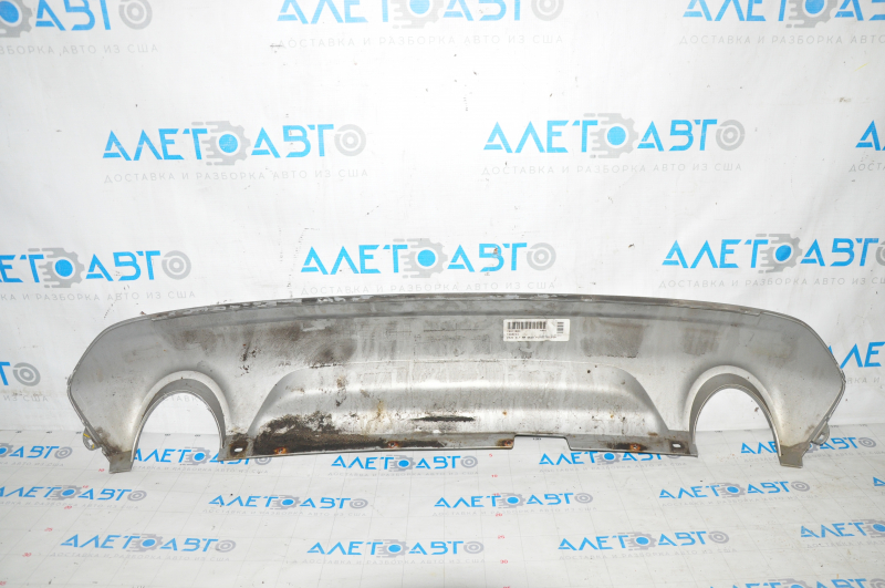 Rear bumper trim lower Ford Escape MK3 17-19 rest, 2 pipes, scratches, broken fastening