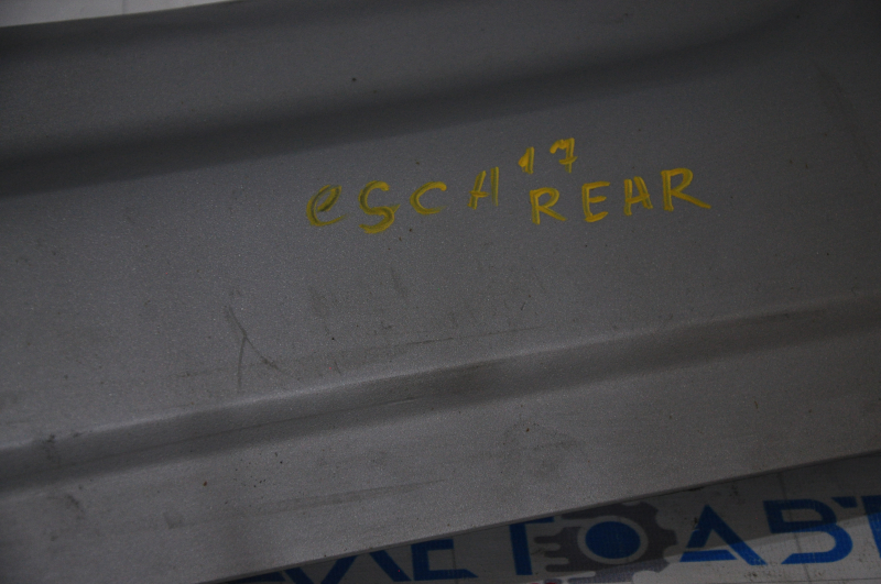 Rear bumper trim lower Ford Escape MK3 17-19 rest, 2 pipes, scratches, broken fastening