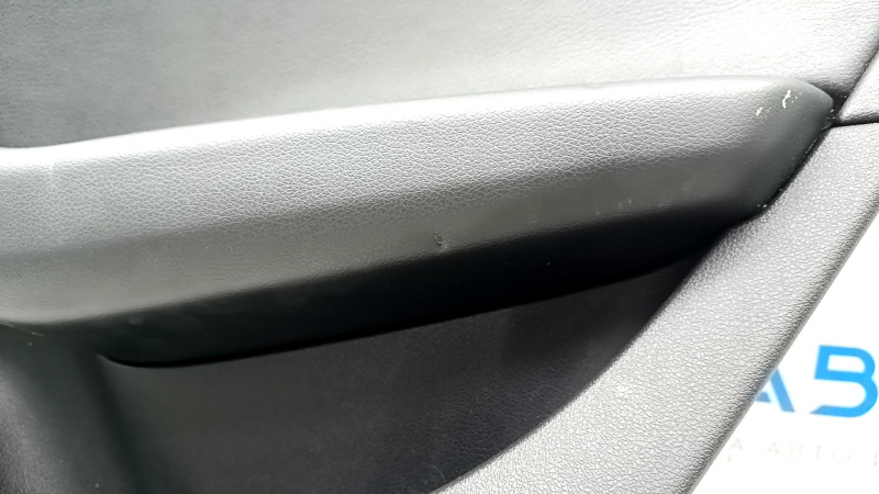 Door trim card rear right Audi Q5 8R 09-17 black with gray insert, leather, Bang and Olufsen, bumpers