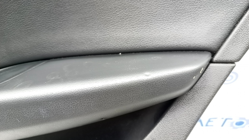 Door trim card rear right Audi Q5 8R 09-17 black with gray insert, leather, Bang and Olufsen, bumpers