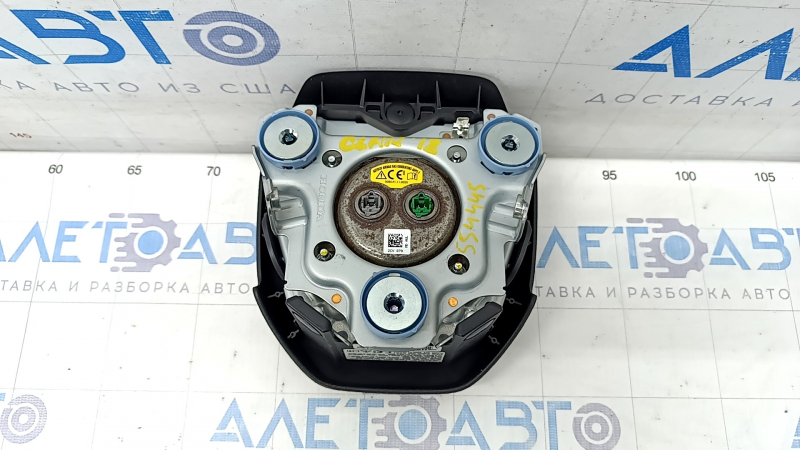 Airbag in steering wheel driver Honda Clarity 18-21 usa black, rusty pyropatron