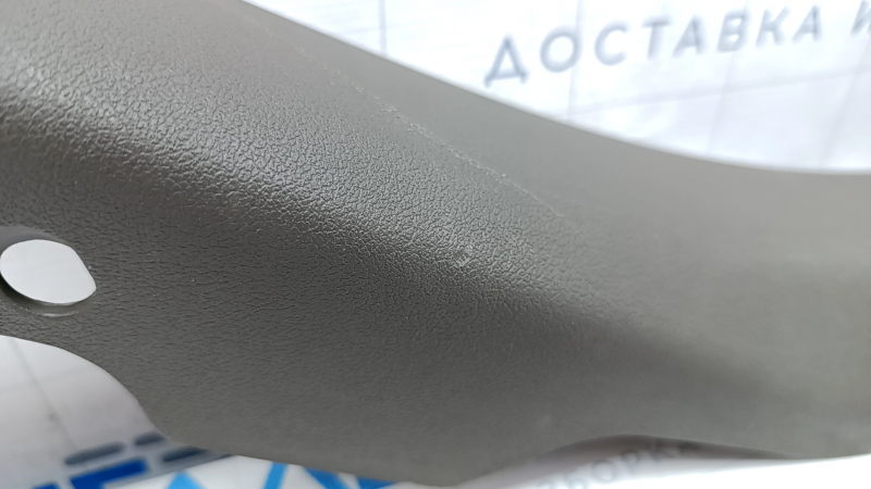 Door sill trim inner rear left Audi A4 B8 08-16 sedan, dark brown, worn