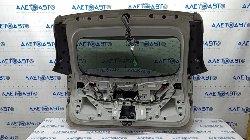 Tailgate assembly Jeep Cherokee KL 19-21 white PW7, limited, with optics, spoiler, upper trim