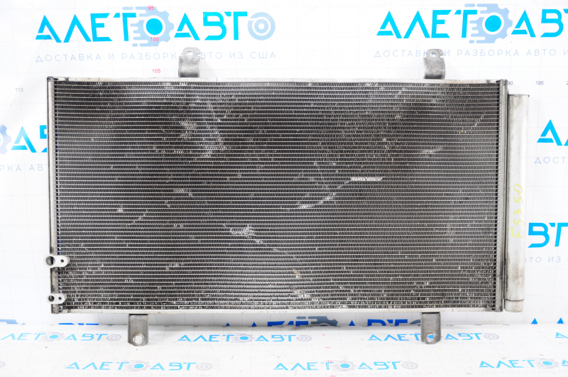 Air conditioner radiator condenser Lexus ES350 07-12 honeycombs are crushed