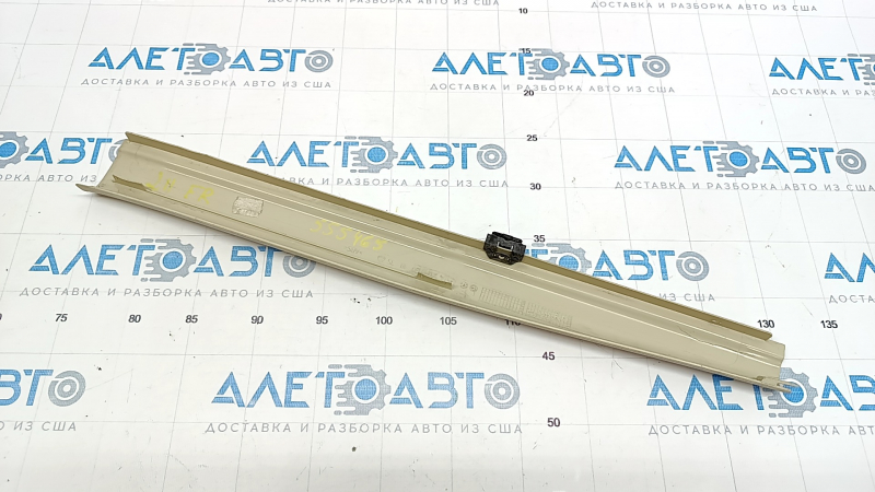 Door sill trim front right Mercedes W211 beige, worn