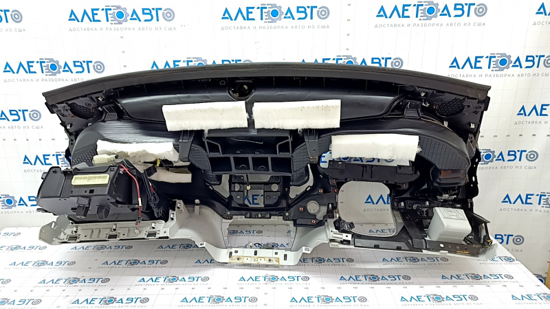 Torpedo front panel with AIRBAG Jeep Cherokee KL 19-21 black with gray, for cleaning