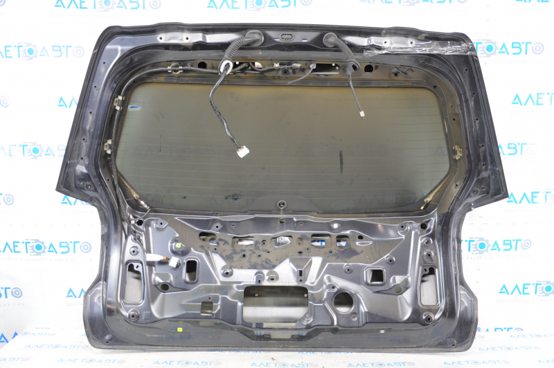 Naked trunk door with glass Subaru Forester 14-18 SJ graphite 61K, glass XYG, rust along the glass