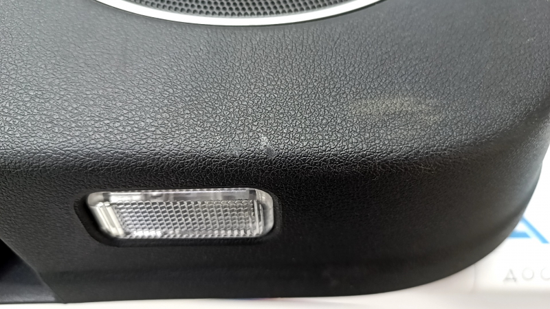 Door trim card rear left Audi Q5 8R 13-17 black with brown leather, Bang and Olufsen under the curtain, scratches