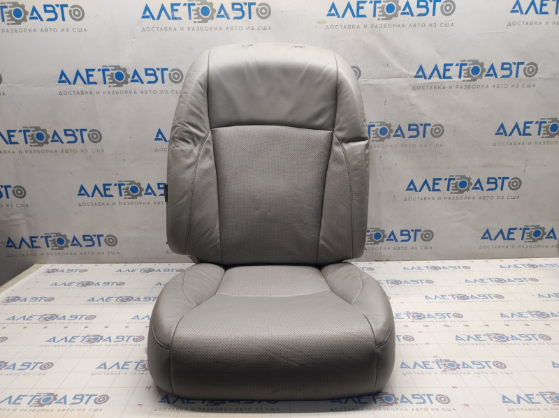 Lexus ES350 07-09 passenger seat upholstery grey leather, heated, creases