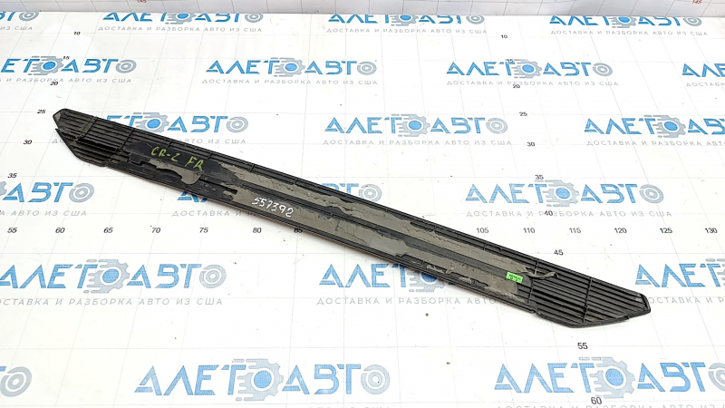 Door sill trim front right Honda CRZ 11-16 black carbon, worn, bumps