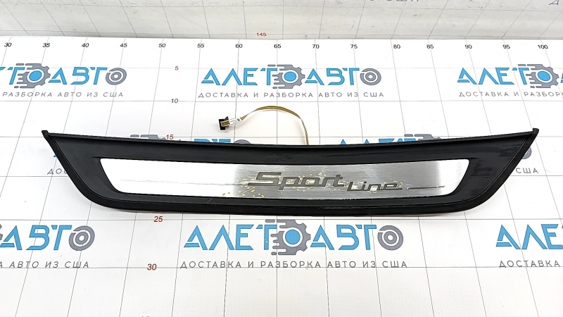 Door sill trim outer rear right BMW 5 G30 17-23 Sport Line, with illumination, corrosion