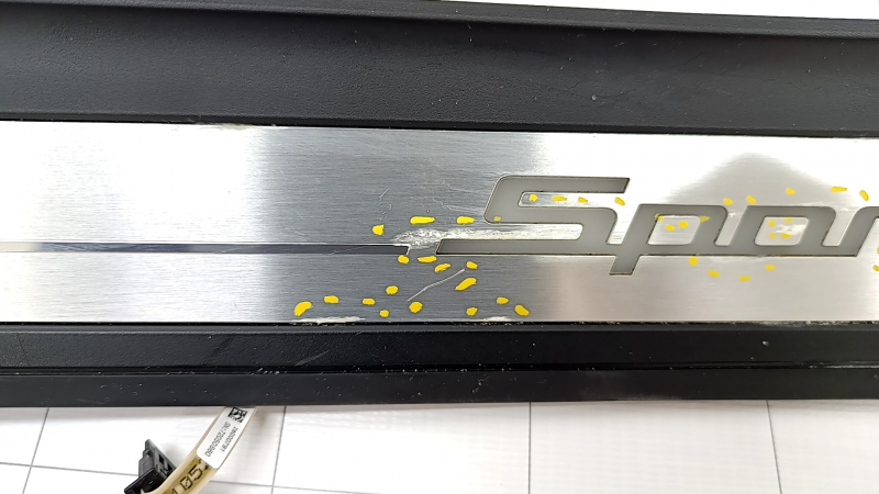 Door sill trim outer rear right BMW 5 G30 17-23 Sport Line, with illumination, corrosion
