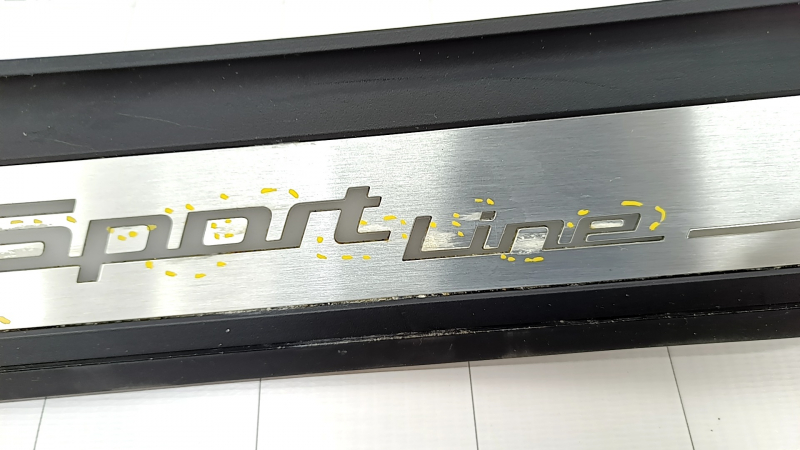 Door sill trim outer rear right BMW 5 G30 17-23 Sport Line, with illumination, corrosion