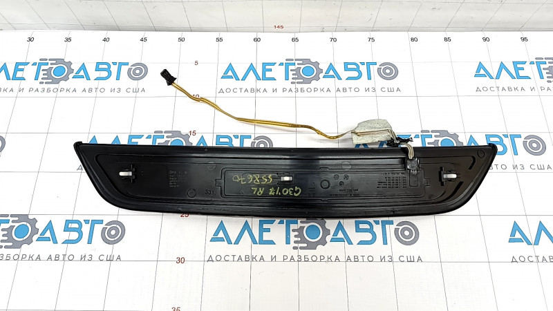 Door sill trim outer rear left BMW 5 G30 17-23 Sport Line, with illumination, corrosion