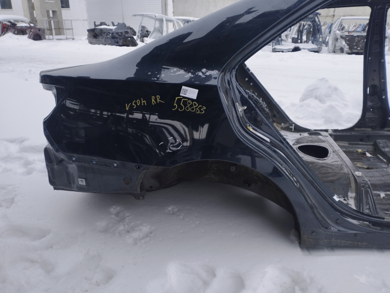 Quarter wing rear right Toyota Camry v50 12-14 usa, graphite, on the body, bumps