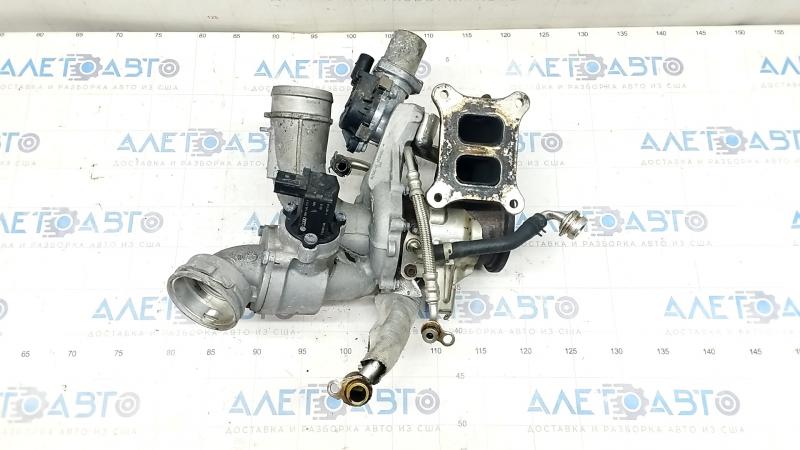 Turbine assembly with manifold and cooling pipes VW Passat b8 16-19 USA 1.8T, 2.0T 83k