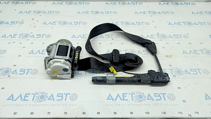 Driver's seat belt with tensioner VW Tiguan 18- black, dry cleanable