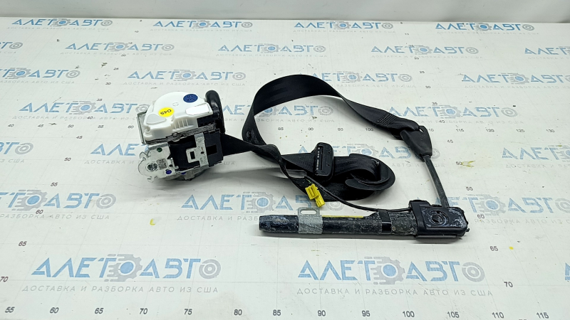 Driver's seat belt with tensioner VW Tiguan 18- black, dry cleanable