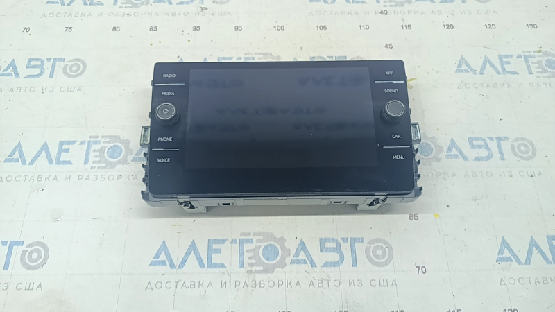 Radio tape recorder VW Tiguan 18- 8 buttons without navigation, pokes, scratches