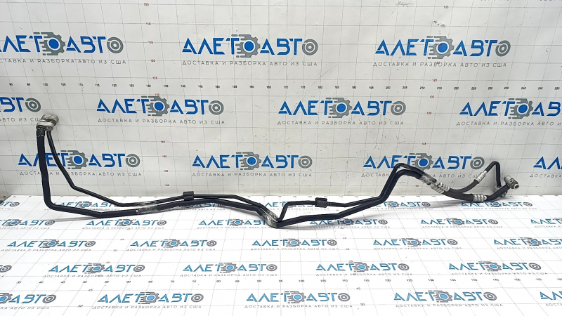 Battery cooling system tubes VVB Audi Q5 8R 13-16 hybrid rear part, tube is dented