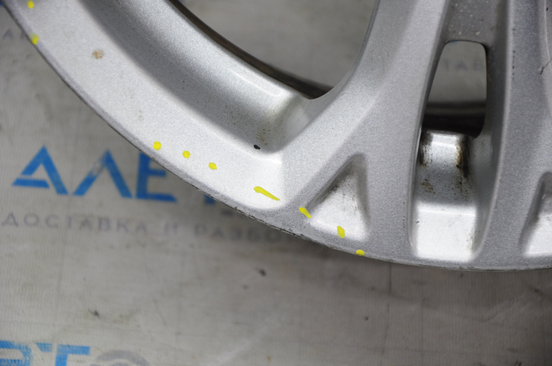 Wheel disk R15 Ford Fiesta 11-19 type 1 curb, paint peeled off