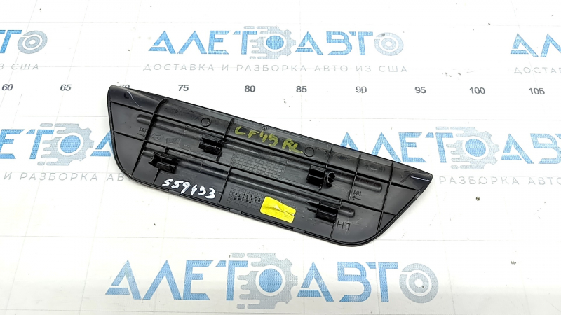 Door sill trim rear left outer Hyundai Sonata 15-19 black, scratch