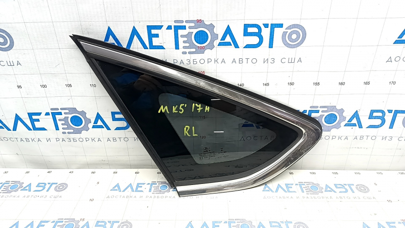 Window blind glass rear left Ford Fusion mk5 13-20 two chrome, scratches