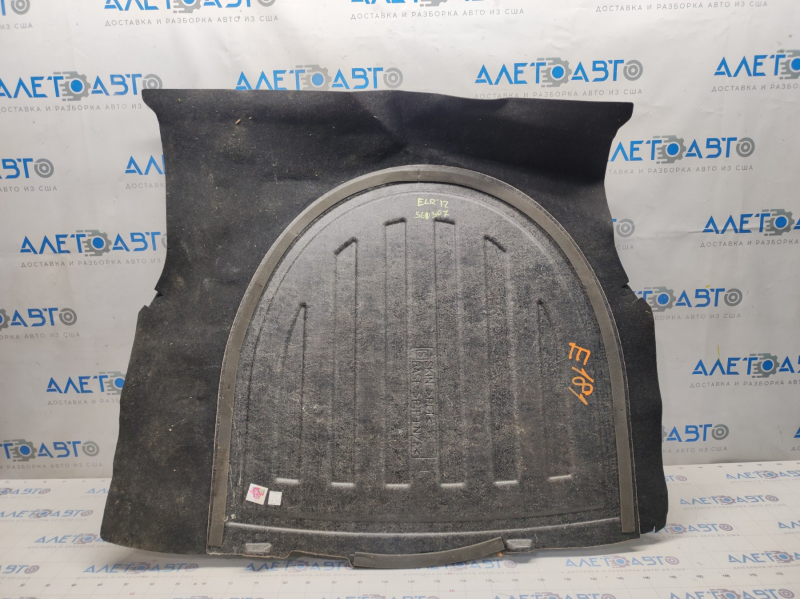 Trunk floor Hyundai Elantra UD 11-16 black, tear