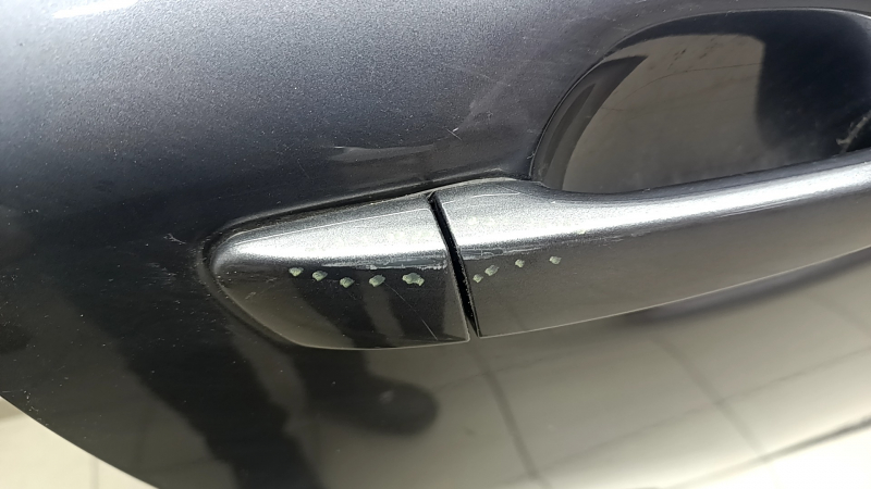 Door assembly rear right Lexus RX450h 10-15 hybrid, graphite 1H9, scratches on handle