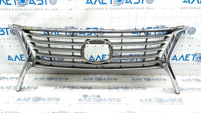 Radiator grill grill Lexus RX350 RX450H 13-15 rest, sand on chrome