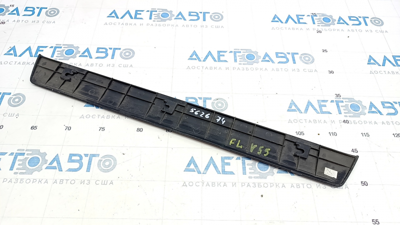 Door sill trim front left outer Toyota Camry v55 15-17 usa black, type 1, worn