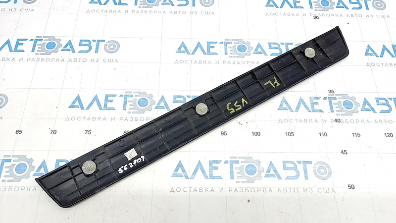Door sill trim front left outer Toyota Camry v55 15-17 usa black, type 2, worn