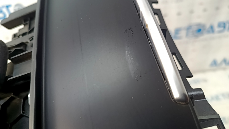 Pocket of the central console with a cigarette lighter Audi A4 B8 13-16 rest, scratches, chrome is swollen