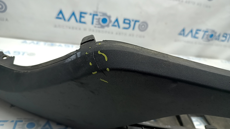 Front bumper bare Hyundai Santa FE Sport 13-16 usa prerest, lower part, structure, broken fastening, pressed, scratches, cracks
