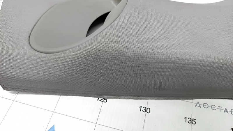 Center pillar trim upper belt right Alfa Romeo Giulia 17-21 gray, for cleaning