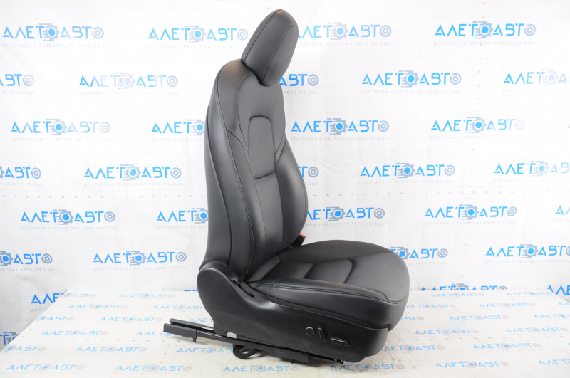 Passenger seat Tesla Model Y 20- with airbag, electric, leather black, with heating, with tensioner, scuffs