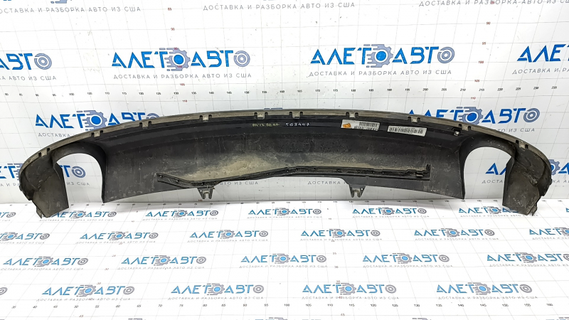 Rear bumper lip Audi A4 B9 17-18 s-line matte, scratches