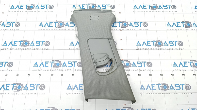 Upper center pillar trim left belt Audi A4 B9 17- gray, for dry cleaning