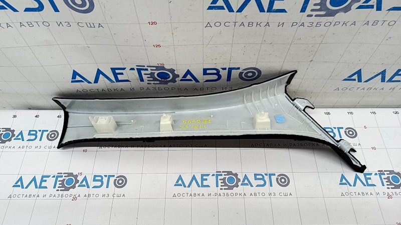 Front pillar trim upper left BMW X3 G01 18-21 black, scratches