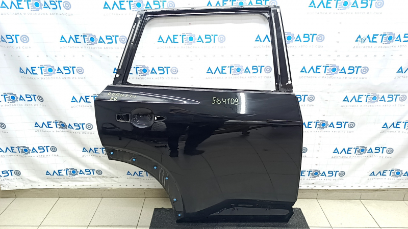Door bare rear right Nissan Rogue 21-23 S, SV, black KH3, scratches