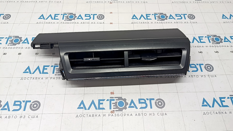 Air duct deflector central Toyota Prius V 12-17 black, 2 sections
