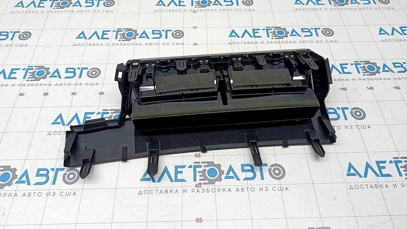 Air duct deflector central Toyota Prius V 12-17 black, 2 sections