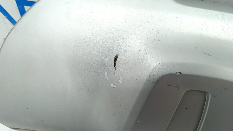 Lower trim of rear bumper BMW X3 G01 18-21 gray, without towbar, broken fastening, scratches
